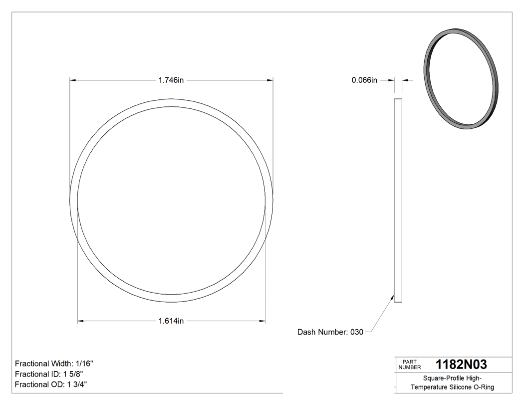 Technical drawing - 1182N03